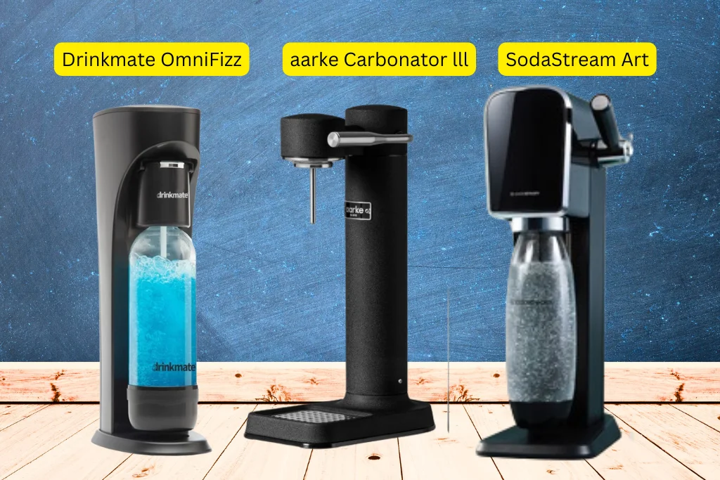 3 Sparkling Water Maker in countertop