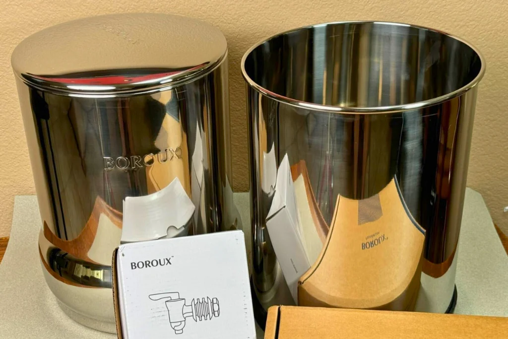 Boroux Gravity-Fed Water Filter unboxed