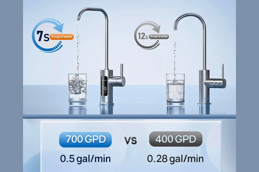 Thereye tankless water purifier filling test