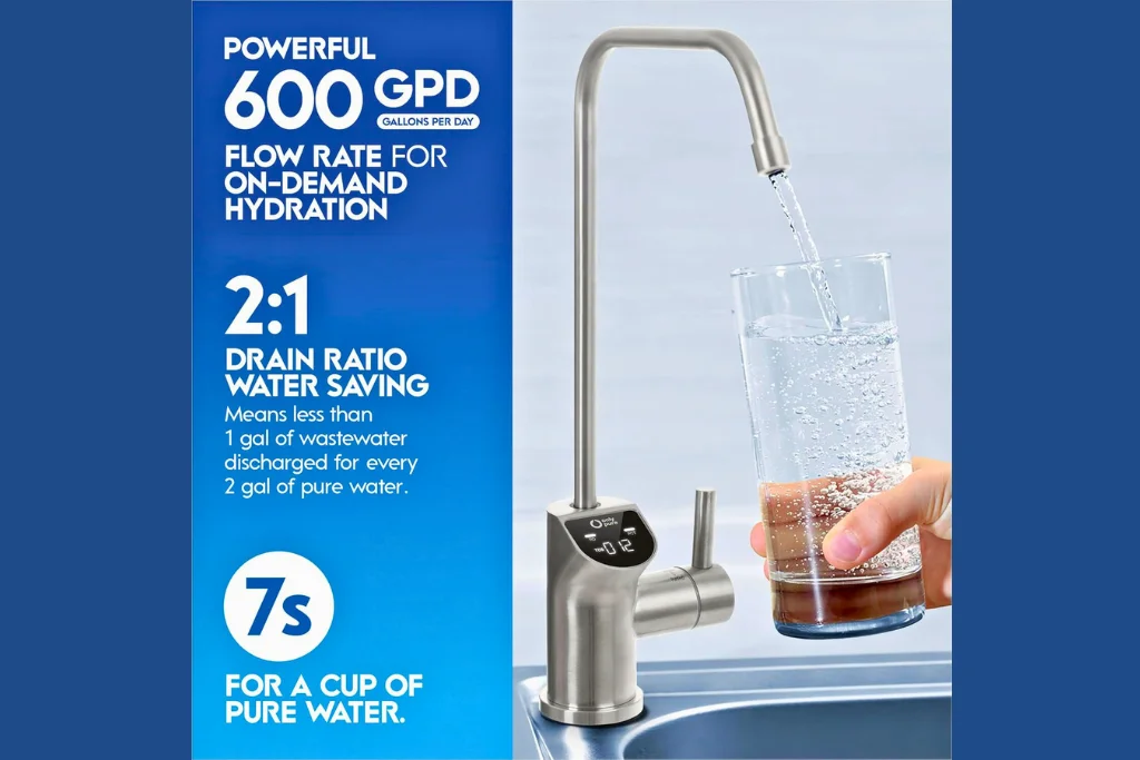 OnlyPure Flow rate diagram